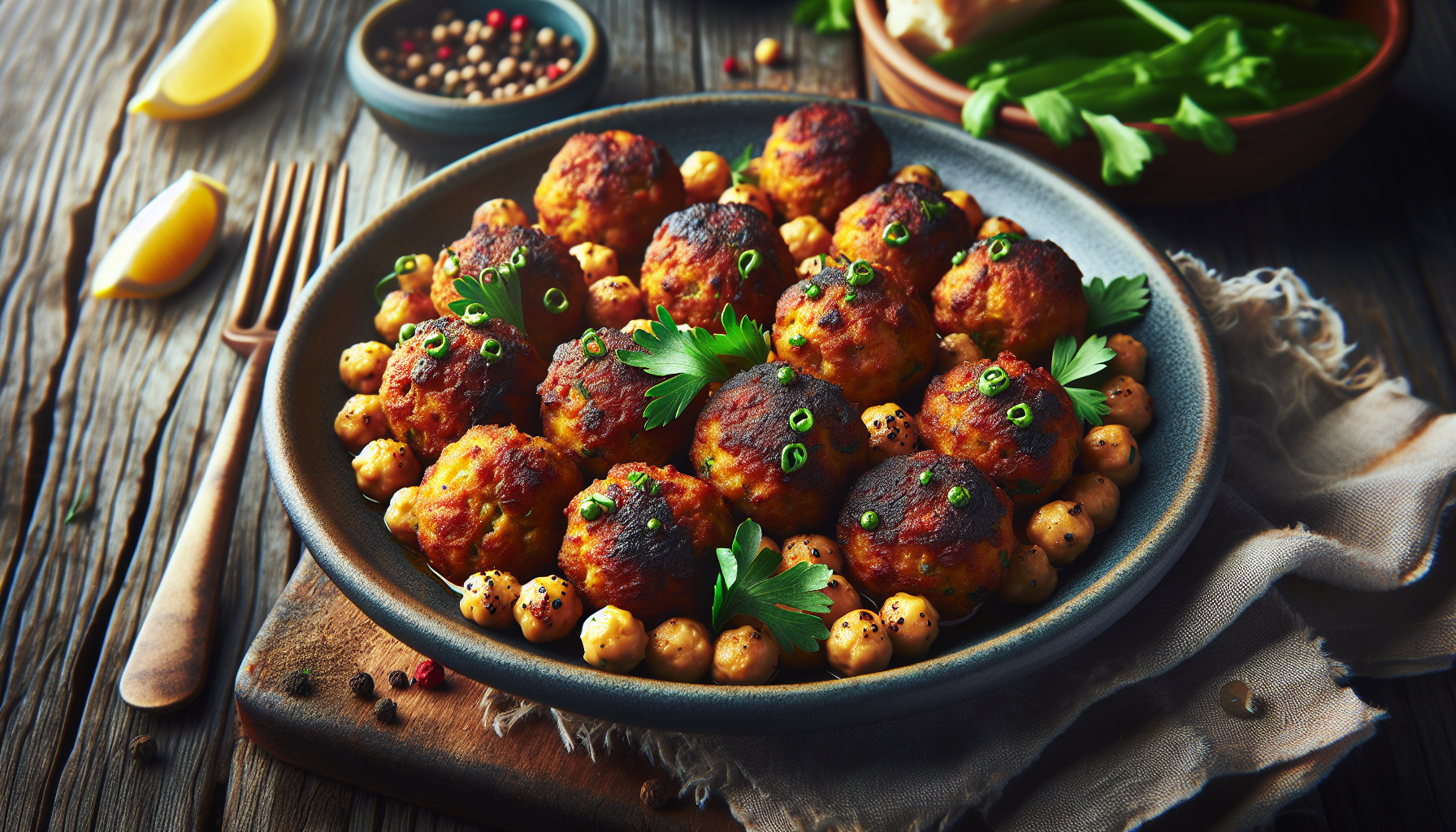 polpette di ceci al forno